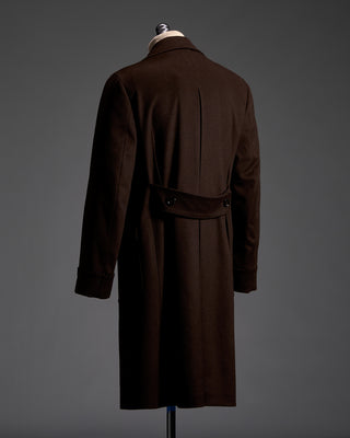 Lardini Ulster Double Breasted Long Topcoat 5874