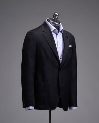 Lardini Twisted Wool Check Roma Jacket 992