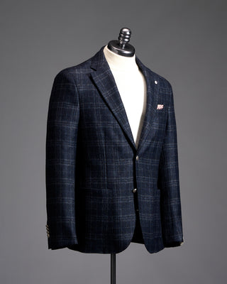 L.B.M. 1911 Windowpane Wool Sport Jacket 3296