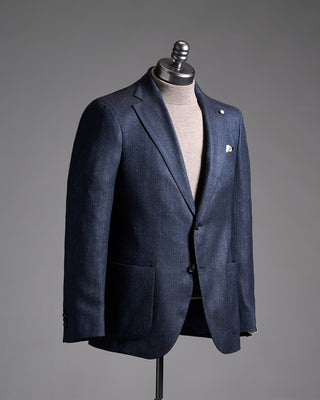 Luigi Bianchi Mantova Herringbone Wool Sport Coat 1537