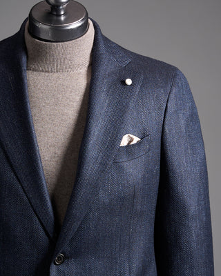 Luigi Bianchi Mantova Herringbone Wool Sport Coat 1538