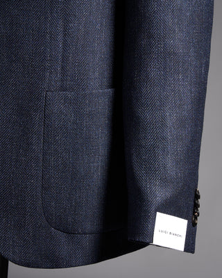 Luigi Bianchi Mantova Herringbone Wool Sport Coat 1541