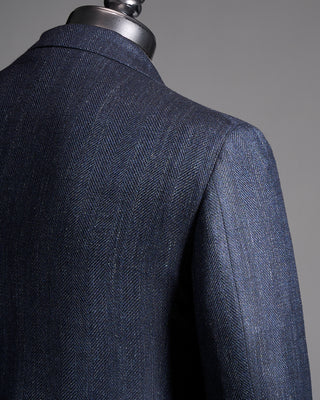 Luigi Bianchi Mantova Herringbone Wool Sport Coat 1544