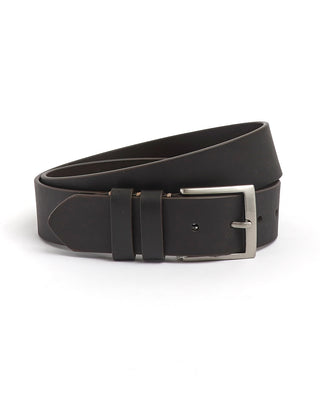 Leyva Brown Distressed Leather Casual Belt