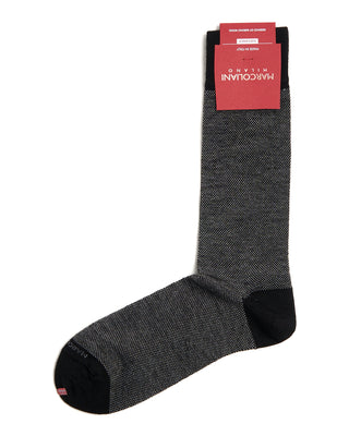 Marcoliani Birdseye Mid Calf Socks 3108