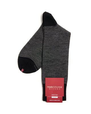 Marcoliani Birdseye Mid Calf Socks 3109