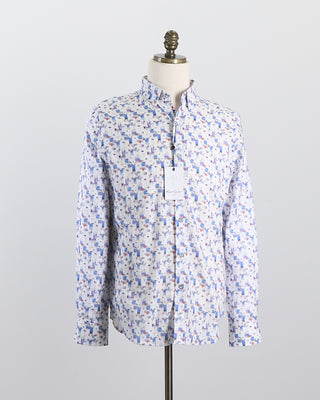 Blue Hawaiian Long Sleeve Shirt