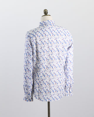 Blue Hawaiian Long Sleeve Shirt