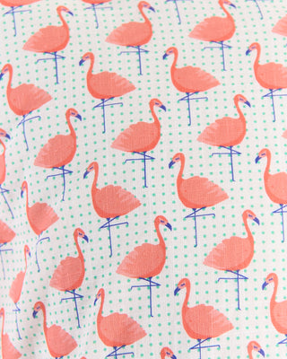 Polka Flamingo Short Sleeves Shirt