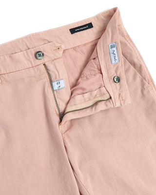 Mason's 'Torino' Style Melon Pink Cotton Stretch Solid Shorts