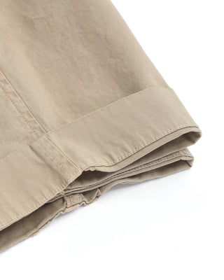 Mason's 'Torino' Style Tan Cotton Stretch Solid Shorts