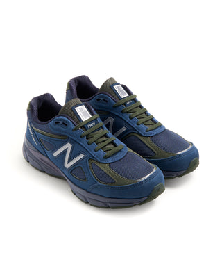 'Made In Usa' 990V4 Sneaker Navy-Meteorite-Kombu