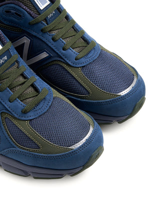'Made In Usa' 990V4 Sneaker Navy-Meteorite-Kombu