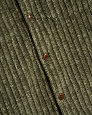 Olive Jumbo Corduroy Club Shirt