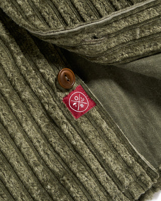 Olive Jumbo Corduroy Club Shirt