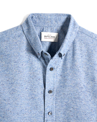 Outclass Azure Fleck Flannel Classic Shirt 5965