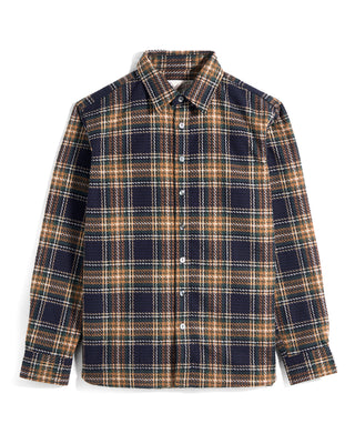 Outclass Houndstooth Tartan Blanket Easy Shirt 6023
