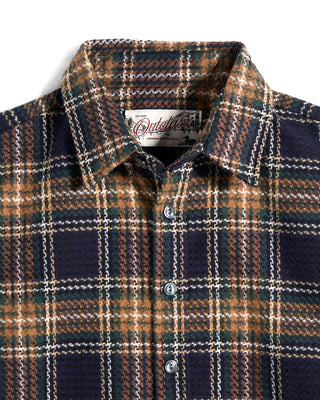 Outclass Houndstooth Tartan Blanket Easy Shirt 6024