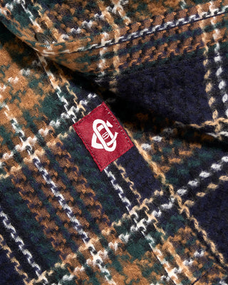 Outclass Houndstooth Tartan Blanket Easy Shirt 6026