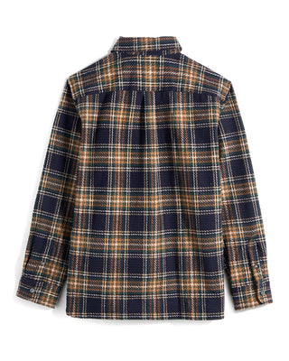 Outclass Houndstooth Tartan Blanket Easy Shirt 6028