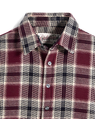 Maroon Plaid Blanket Shirt