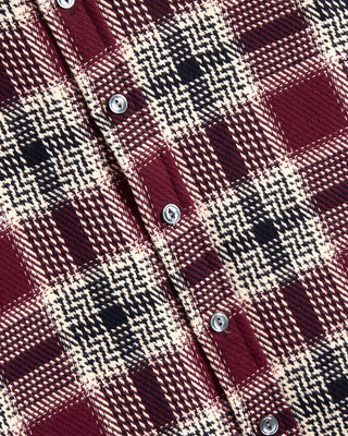 Maroon Plaid Blanket Shirt