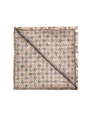 Paolo Albizzati Paisley Silk Pocket Square 6087