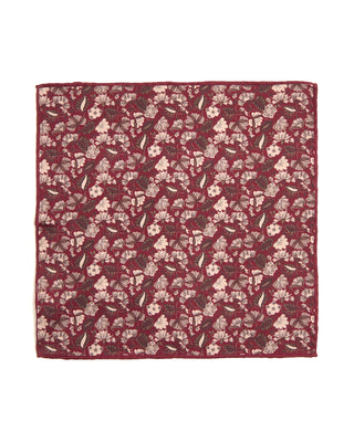 Paolo Albizzati Silk Floral Pocket Square 6111