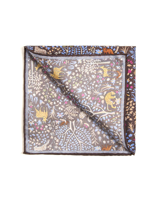Paolo Albizzati Silk Pocket Square 6131