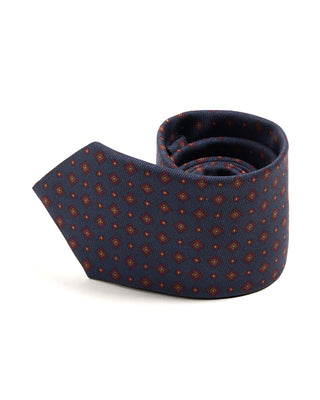 Paolo Albizzati Silk Geometric Tie 6321