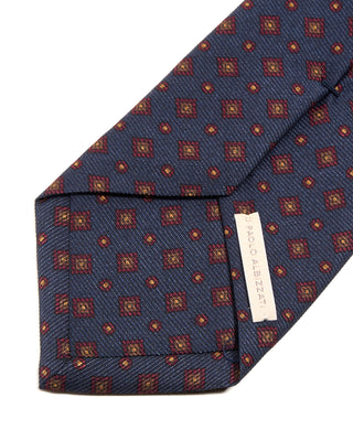 Paolo Albizzati Silk Geometric Tie 6322