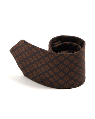 Paolo Albizzati Geometric Silk Tie 6292