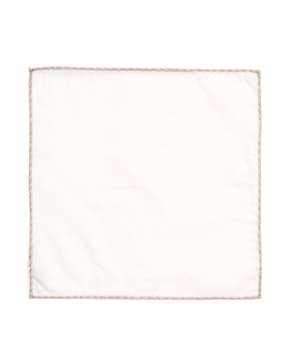 Paolo Albizzati Cotton Pocket Square 6076