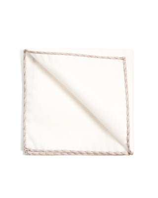 Paolo Albizzati Cotton Pocket Square 6078