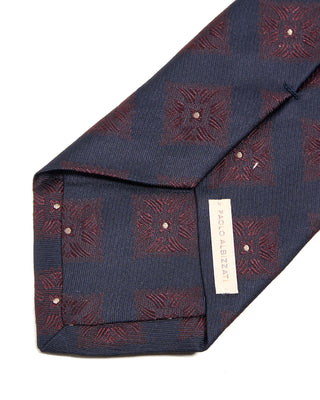 Paolo Albizzati Silk Geometric Tie 6317