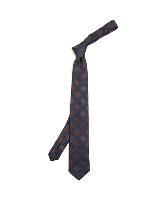 Paolo Albizzati Geometric Silk Tie 6196