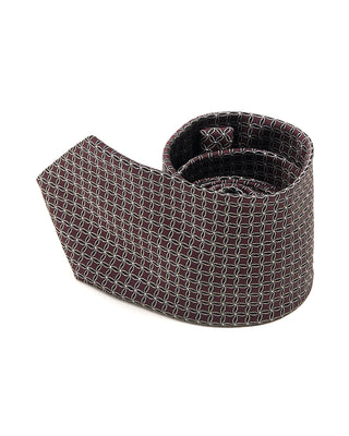 Paolo Albizzati Geometric Silk Tie 6234