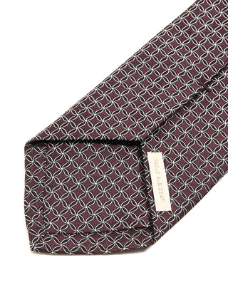 Paolo Albizzati Geometric Silk Tie 6235