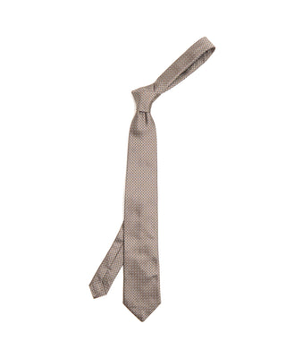Paolo Albizzati Geometric Silk Tie 6224