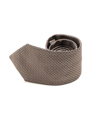 Paolo Albizzati Geometric Silk Tie 6258