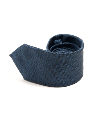 Paolo Albizzati Herringbone Silk Tie 6282