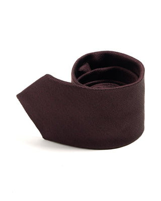 Paolo Albizzati Herringbone Silk Tie 6256