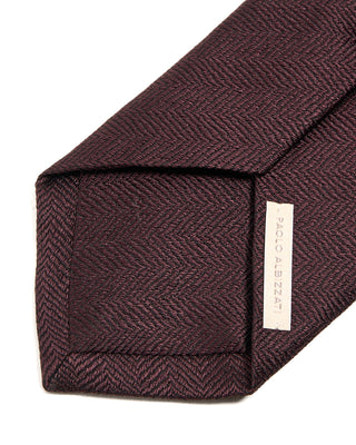 Paolo Albizzati Herringbone Silk Tie 6257