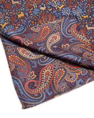 Paolo Albizzati Silk Paisley Scarf 6170
