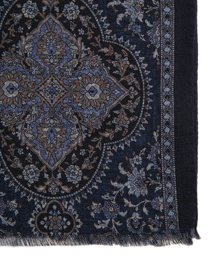 Paolo Albizzati Geometric Wool Scarf 6162