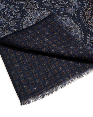 Paolo Albizzati Geometric Wool Scarf 6164