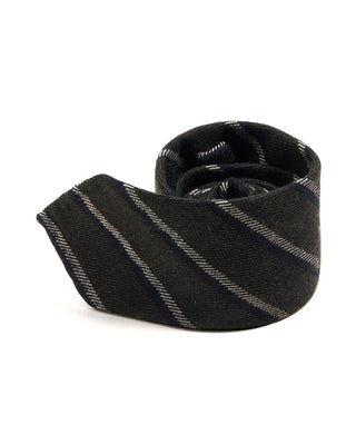 Paolo Albizzati Wool Stripe Tie 6241