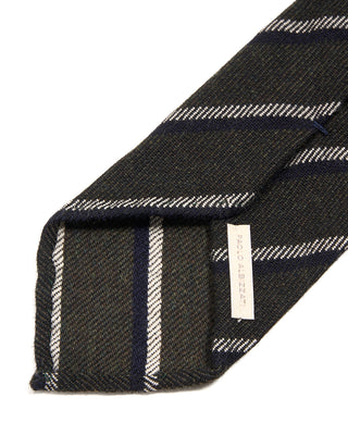 Paolo Albizzati Wool Stripe Tie 6242