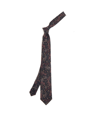 Paolo Albizzati Floral Wool Tie 6212