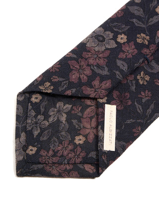 Paolo Albizzati Floral Wool Tie 6295